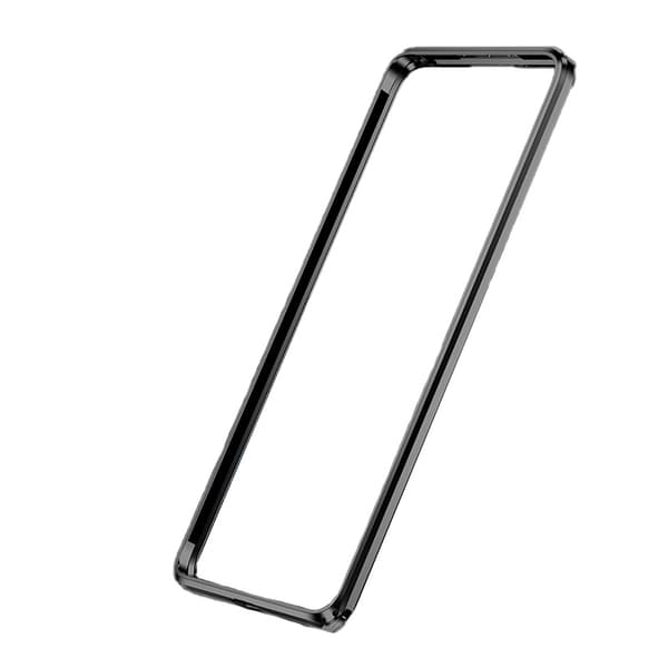 Støtfangerdeksel i aluminiumslegering til iPhone 15 Svart Black