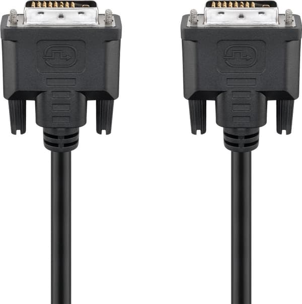 DVI-D Full HD-kabel Dual Link, Nikkel