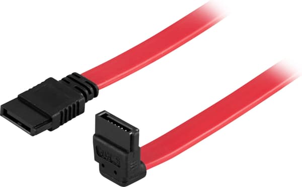 SATA/SAS-kabel, vinklad (nedåt)-rak, 0,5 m