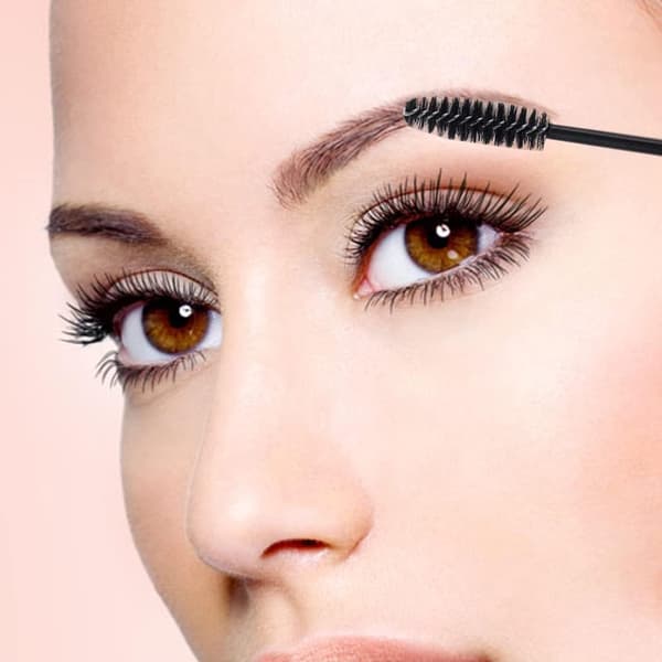 50 stk. Øjenvippe Øjenbrynsbørster Mascara Børster Engangs Makeupbørster til Øjenvippeforlængelser