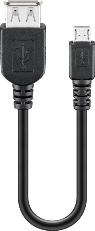 USB 2.0 højhastighedsadapter 0,2 m