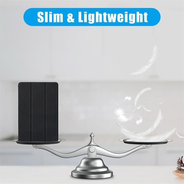 Elegant svart PU+PC-deksel til Samsung Tab S10 FE/S9/S9 FE
