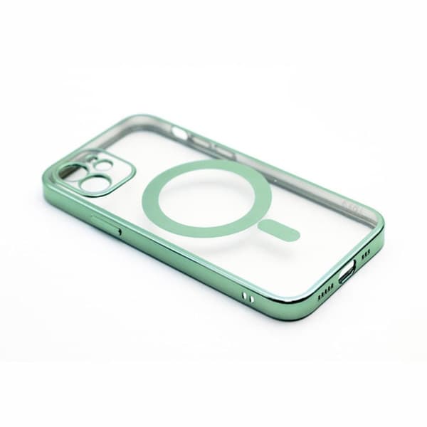 Mobilcover med MagSafe - Grøn / Transparent Grøn