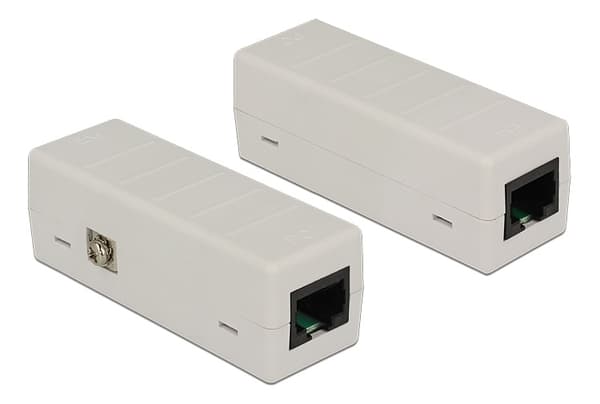 Verkon ylijännitesuoja 6 kV RJ45 harmaa