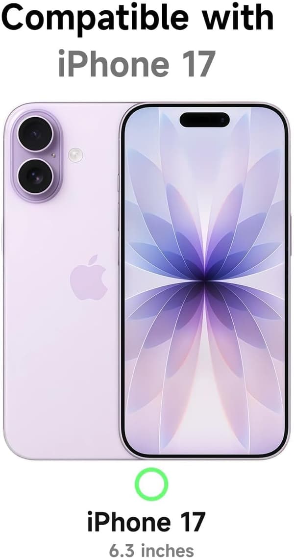 Nestemäinen silikoninen magneettikotelo iPhone 17:lle, VIOLETTI iPhone 17