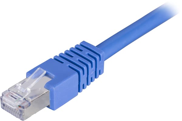 F/UTP Cat6 patchkabel 3m, blå