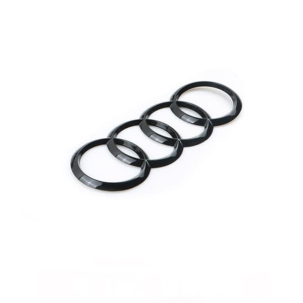 Audi tyhjä musta logorengas eteen ja taakse 273MM 192MM A1 A3 A4 A5