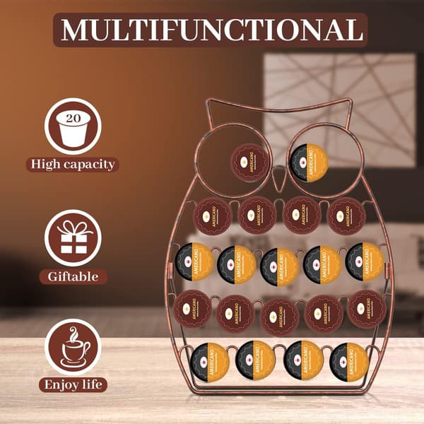Kaffekapselholder, kaffeputeholder, puteholder