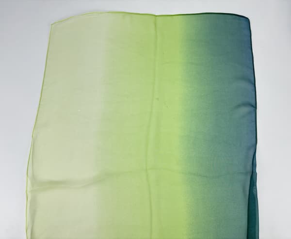 Shimmer Sjal: Elegant perle chiffon skjerf Grønn Green
