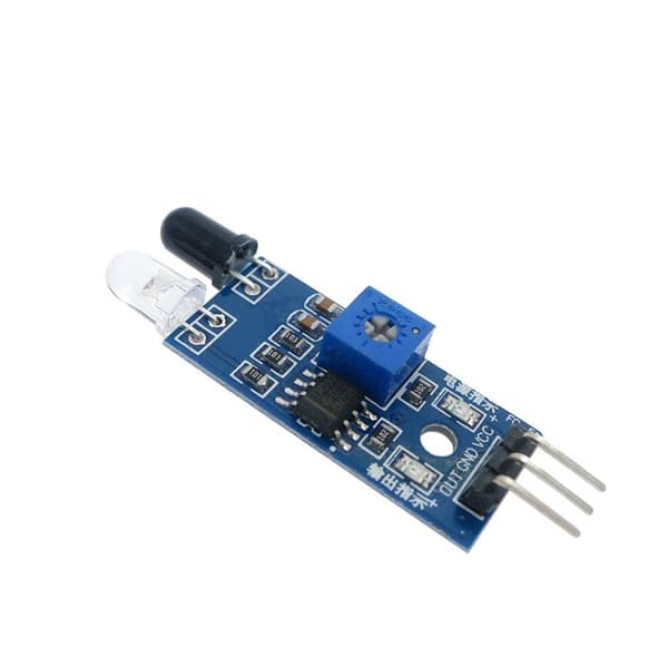 10 infrarøde (IR) hindringsdeteksjons sensor moduler for Arduino smart bil robot, 3 ledninger