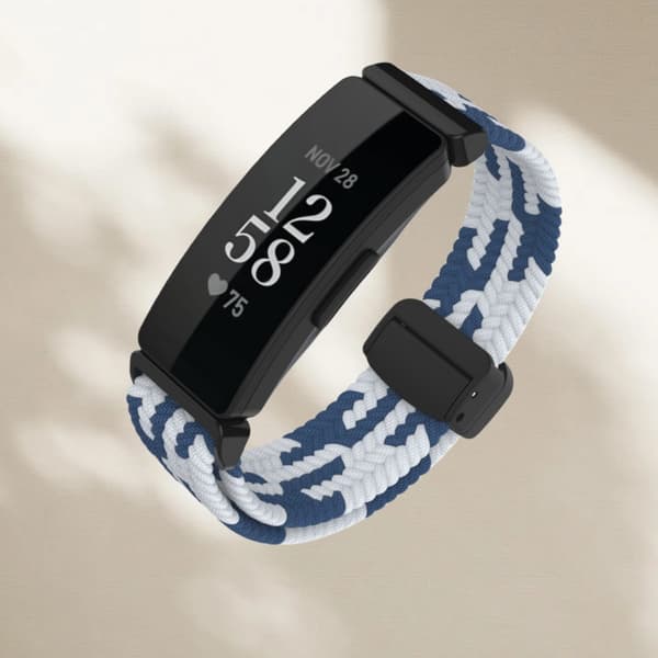 Stilig vevd magnetisk nylonbånd til Fitbit Inspire 3 Flerfarget1 Multicolor1