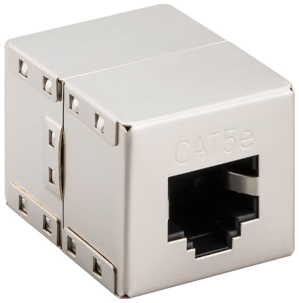 RJ45 modulær kontakt, CAT 5e, metallhus