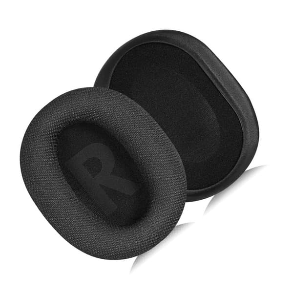 Svarte øreputer i bomull til Logitech G PRO X (2-pakning)