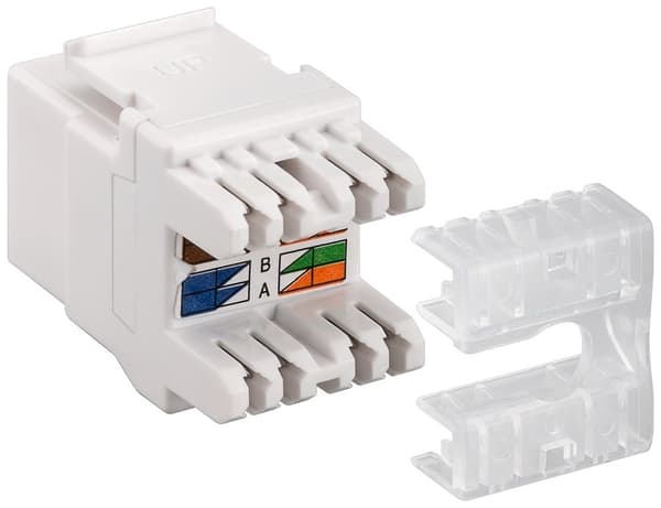 Keystone-modul RJ45 CAT 6, UTP, 250 MHz