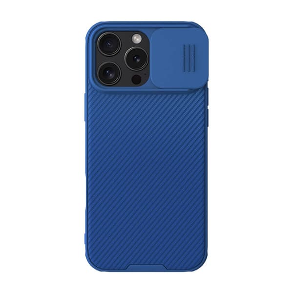 Nillkin CamShield Pro iPhone 16 Pro Max -kuori (sininen)