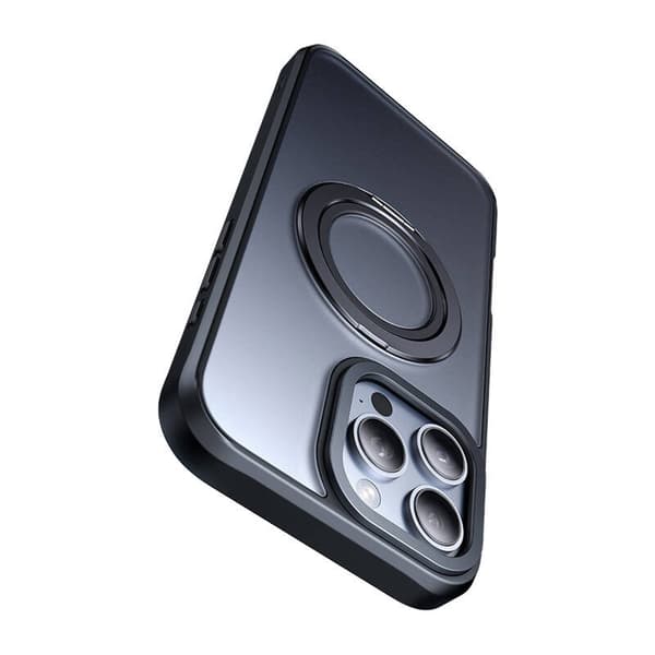 McDodo PC-4933 MagSafe-fodral för iPhone 16 Pro Max med stativ (svart)