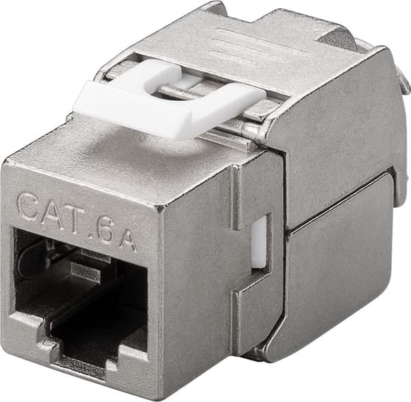 Keystone-modul RJ45 CAT 6A, STP, 500 MHz, slim-line