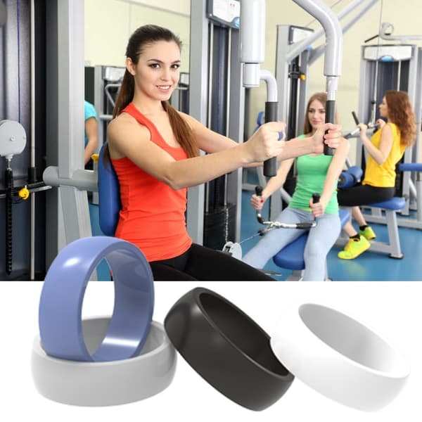 Universell silikonring for å beskytte dine originale ringer Hvit 11#27.2*8mm Hvit
