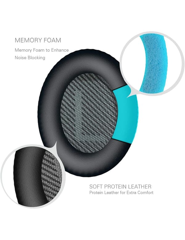 Bose QC35/25/15, AE2, AE2i, AE2W, SoundTrue, SoundLink Svart Black