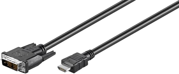 DVI-D/HDMI™-kaapeli, nikkelipinnoitettu