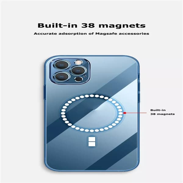 Mobilcover med MagSafe - Grøn / Transparent Grøn