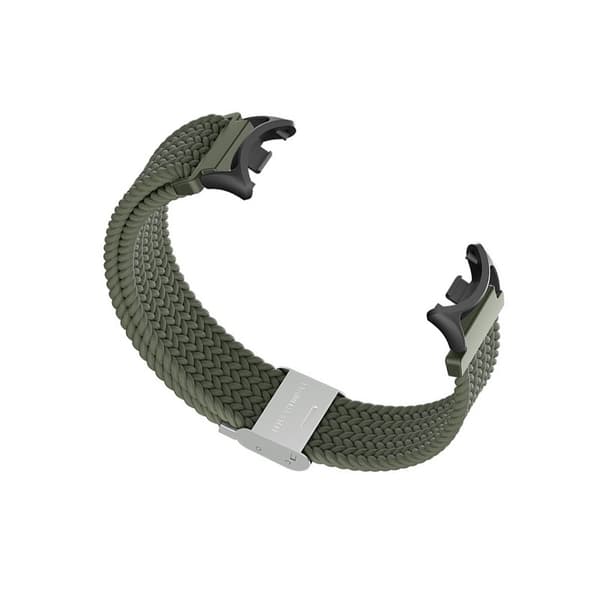 Vævet nylon urrem til Xiaomi Mi Band 8/9 Grøn Green