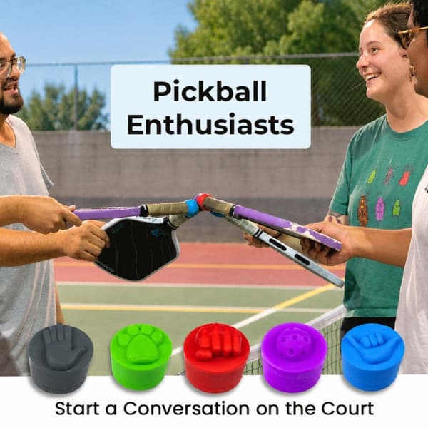 Pickleball-racketändskydd - halkfritt silikon för pickleball-racketar under träning och matcher, 5-pack, enkel montering Grön