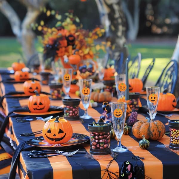 1000 kpl Halloween-kurpitsatarroja, Halloween-tarra