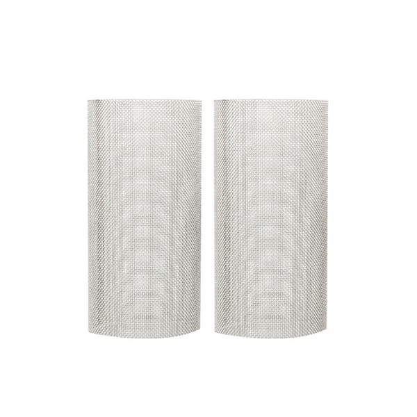 Rustfrit stålfilter med 2-pak 40 mesh filterskærme