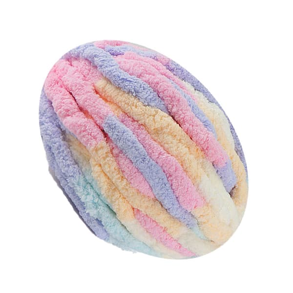 Jättestor garnboll supertjock isländsk ullblandning rosa Pink