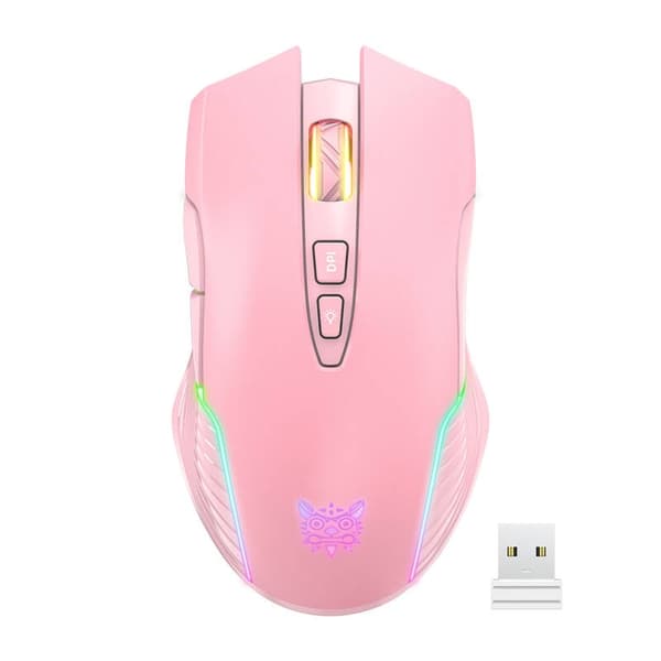 ONIKUMA CW905 Rosa 2.4G Trådløs Gamingmus
