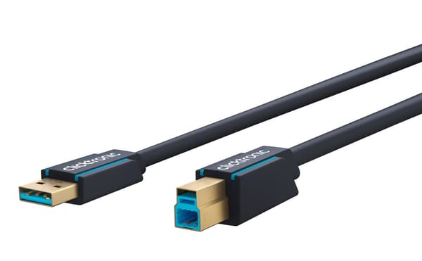 Sovitinjohto USB-A:sta USB-B 3.0:aan