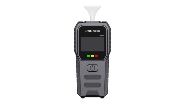 Bærbar Alkoholmåler - Nøjagtig Alkoholtester med LCD Farveskærm