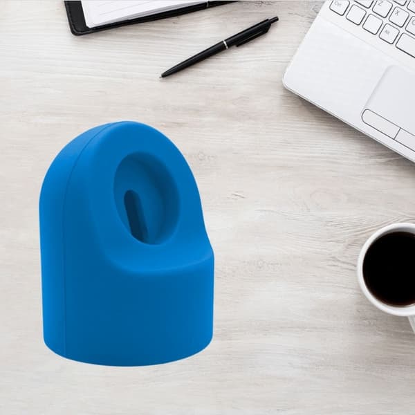 Silikone opladerstander kompatibel med Apple Watch - Desktop opladerdock blå Blue