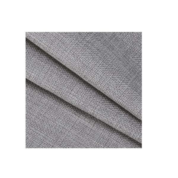 Selvklebende lin stoffrull grå Grey