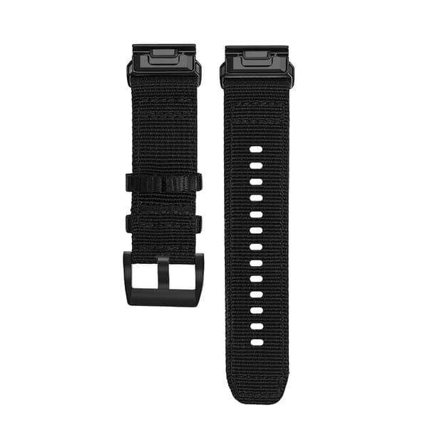 Nailonpunottu pikalukittava kellonranneke Garminille 22 mm