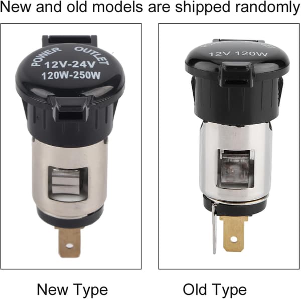 12 x 24V cigarettænderadapter, hunstik til bil og motorcykel