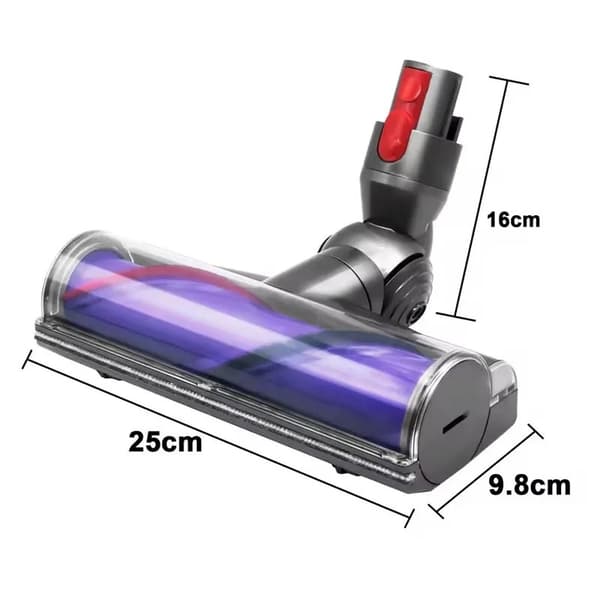 Trasselfritt borsthuvud kompatibelt med Dyson V7, V8, V10, V11 och V15