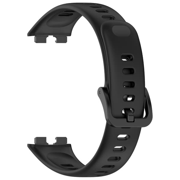 Offisiell silikonrem for Huawei Band 10/9/8 Svart Black