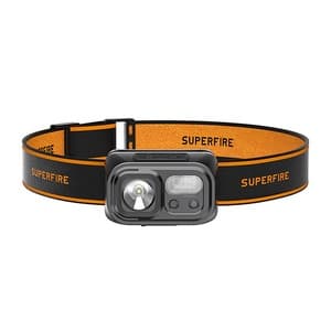 Superfire HL23-S otsalamppu, 350lm, USB-C