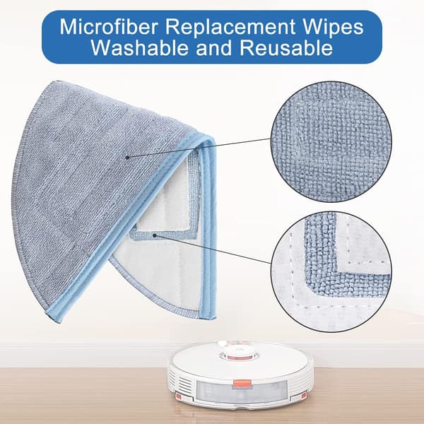 Robot Tilbehør (4 Moppepuder + 2 Hovedbørster + 4 Sidebørster + 4 Filtre + 2 Rensebørster)