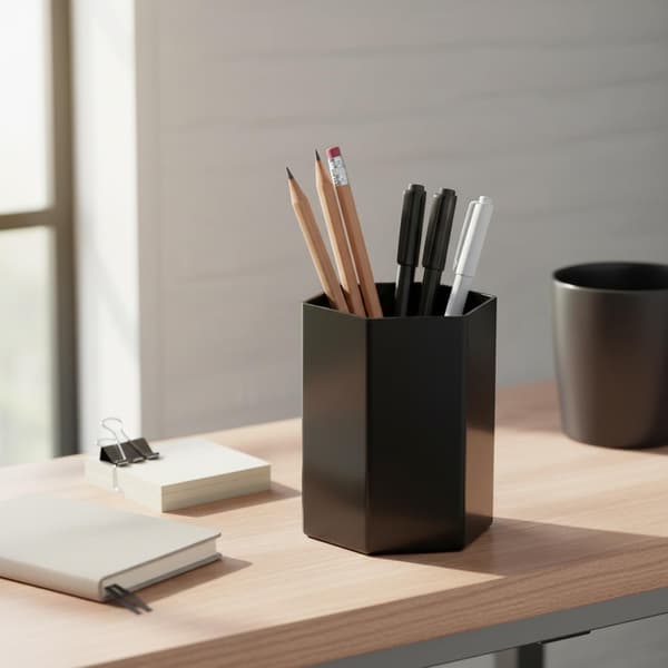 Pennholder, 1 stk, SVART BLACK
