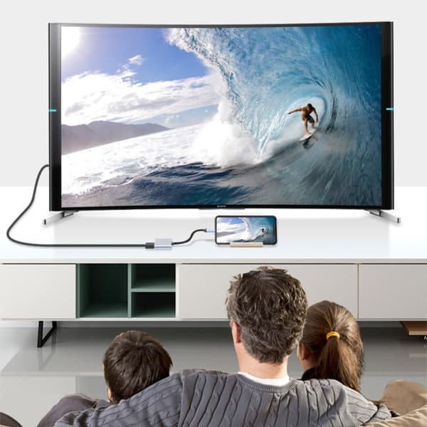Typ-C Hub 2-i-1: Dubbel HDMI-utgång för sömlös anslutning
