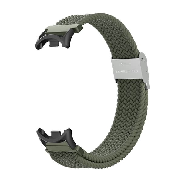 Vævet nylon urrem til Xiaomi Mi Band 8/9 Grøn Green