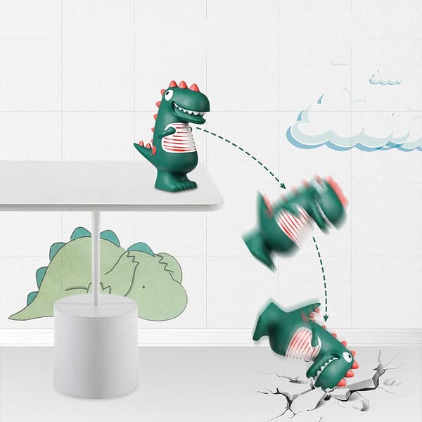 Spargris, Dinosaurie Spargris, Spargrisar För Barn, Cartoon Grön Dinosaurie Barns Spargris, Fall Säker