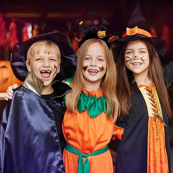 Halloween hårbøjle (græskar, 20cm*24cm) orange