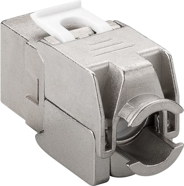 Keystone-modul RJ45 CAT 6A, STP, 500 MHz, slim-line