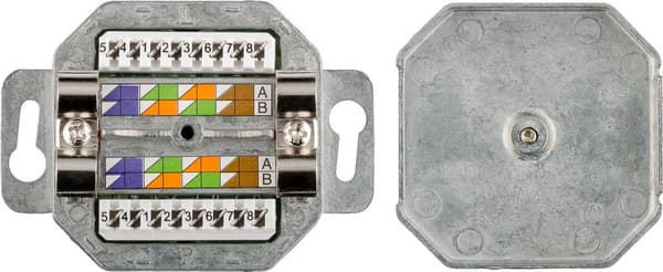 Innfelt rotboks, CAT 5e