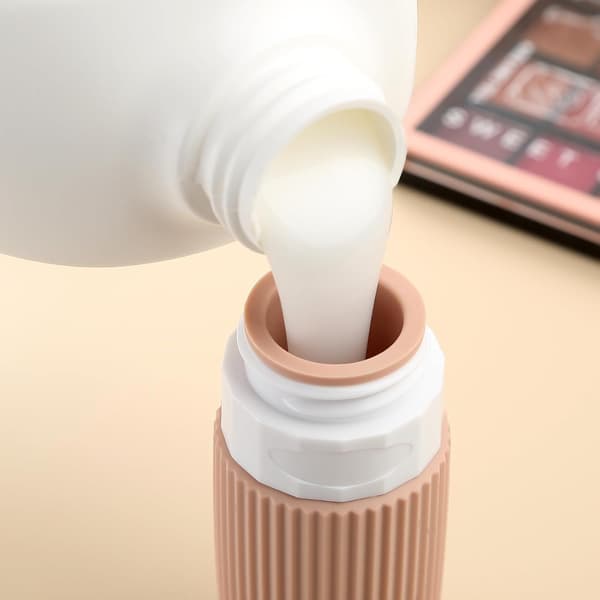 Reseflaskor för toalettartiklar, 60 ml silikon reseflaskor (set om 4)