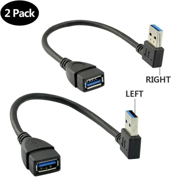 USB 3.0 SuperSpeed han til hun data kabel forlænger, en i hver ende